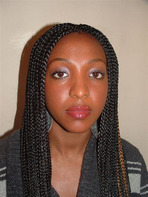 To add synthetic hair to your individual braids, separate a small piece of your natural hair. THE SINGLE PLAITS BOX BRAIDS | Single braids, Single ...