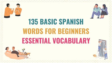 135 Basic Spanish Words For Beginners Essential Vocabulary Tell Me