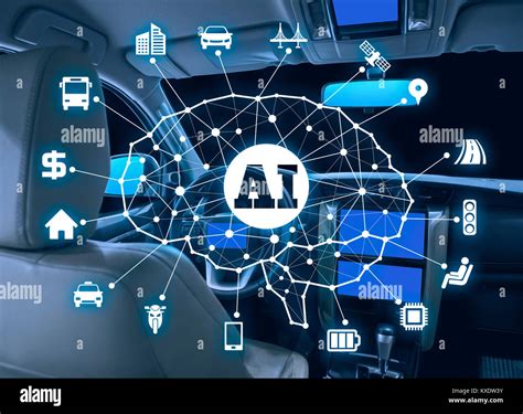 Autonomous Car With Aiartificial Intelligence Concept Stock Photo Alamy