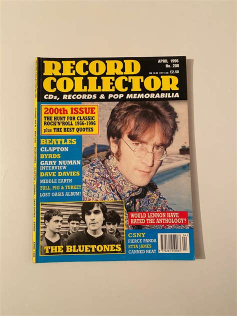 Vintage Record Collector Music Magazine Uk Release 200 April Etsy