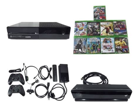 Microsoft Xbox One Console 1540 500 Gb Kinect Headset Jogos