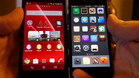Iphone 5s Vs Sony Xperia Z1 Compact Device Size And Screen Size