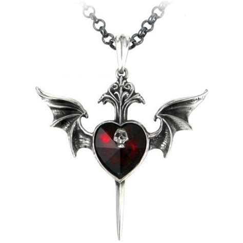Death Of A Vampire Necklace By Alchemy Gothic Vampire Jewelry