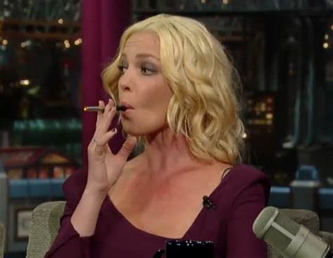 Letterman And Katherine Heigl Smoke E Cigarette On Late Show Video