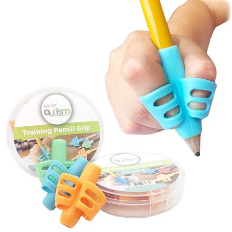 Bright Autism Pencil Grips For Kids Handwriting Training Pencil