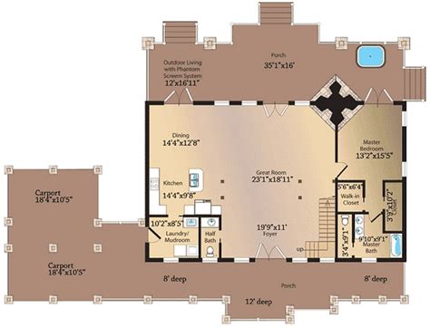 Best 5 bedroom 3 5 bath house plans with pictures. Plan 13323WW 3 Bedroom 3.5 Bath Log Home Plan