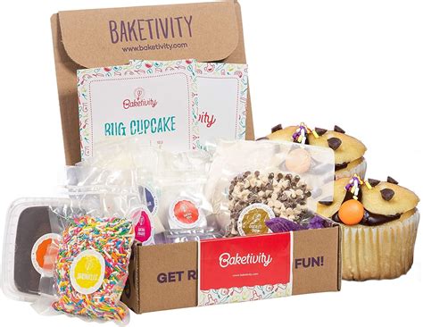 Baketivity Kids Baking Diy Activity Kit Bake Delicious Bug Cupcakes