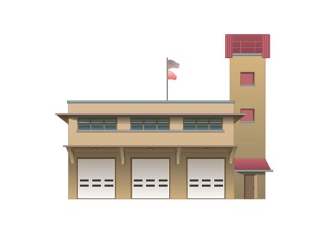Fire Station Drawing At Getdrawings Free Download
