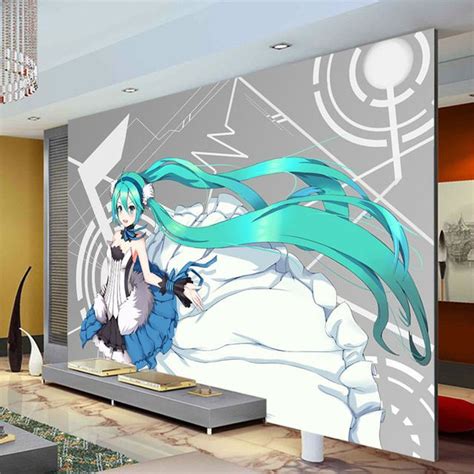 Imagine finding ai uehara stuck in a wall and you're alone with her like. Aliexpress.com : Buy Hatsune Miku Wallpaper Custom 3D ...