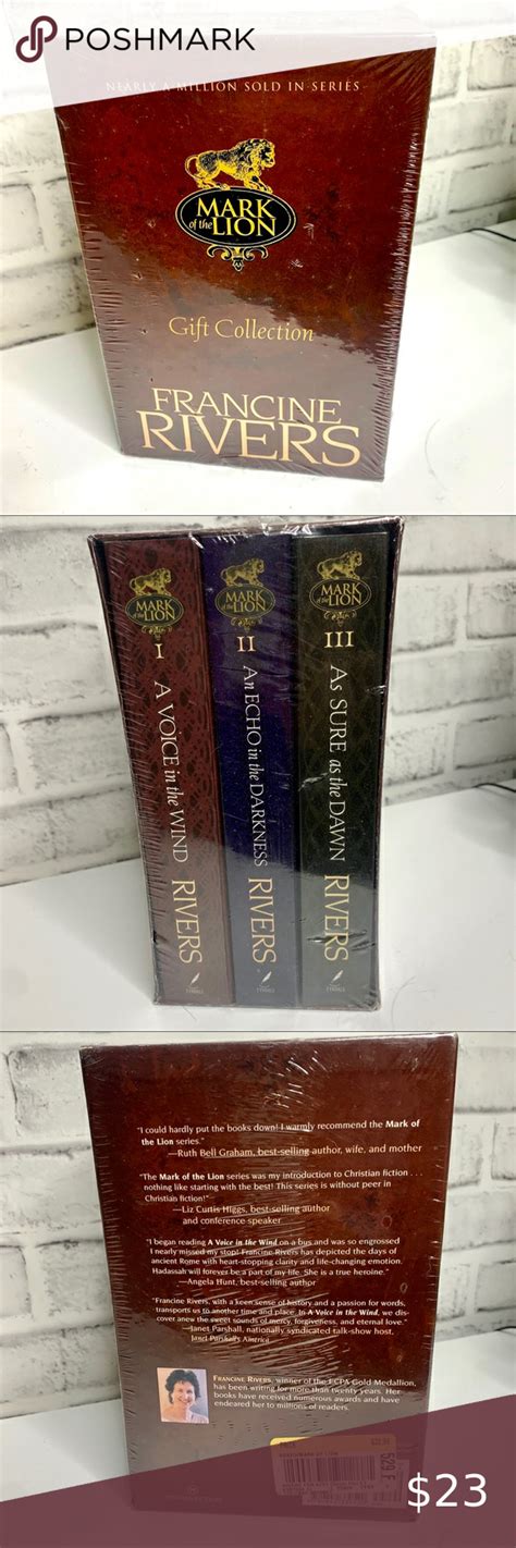 Francine Rivers • 3 Book T Set Mark Of The Lion Series Book
