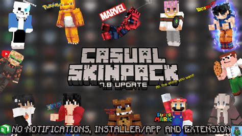 Casual Skin Pack Minecraft Skin Pack