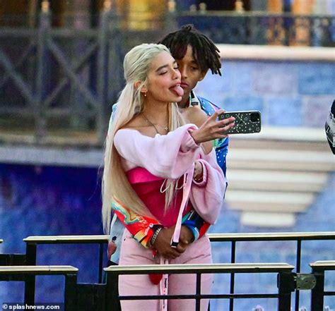 Disneyland Date Jaden Smith Enjoys Romantic Valentines Day Out With