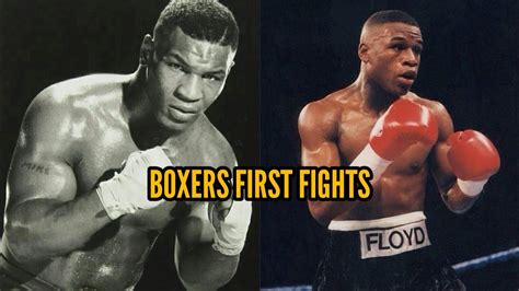 Famous Boxers First Fights Pro Debuts Idibeboxing Youtube