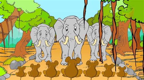 Elephant And Mice Panchatantra Stories Telugu Moral Stories Youtube