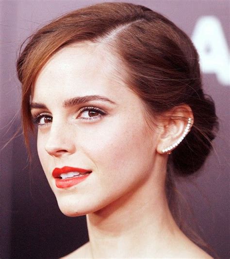 How To Rock A Single Earring Like Emma Watson Crystal Ear Cuff Ear