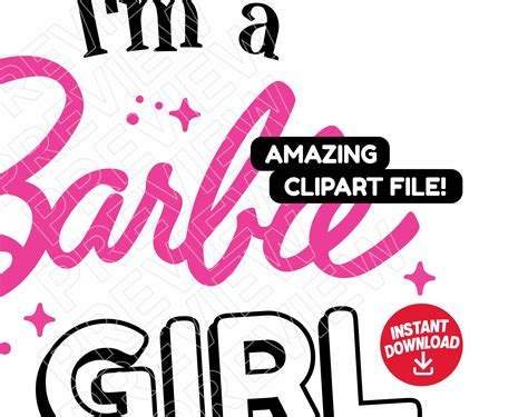 Barbie Svg Clipart Vector Cut File Doll Svg Girl Svg Etsy