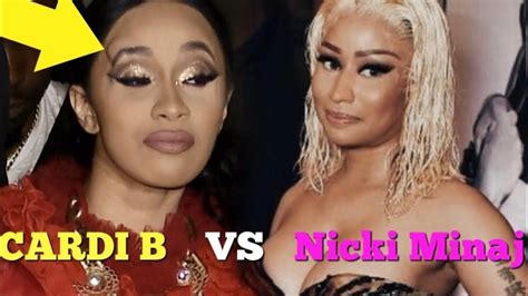 Nicki Minaj And Cardi B Beeffight Video Footage Youtube