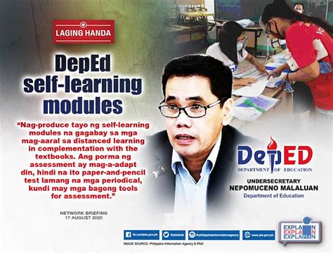 Deped Production Of Self Learning Modules With Teachers A Joint Effort