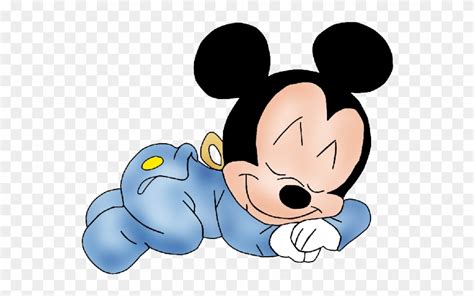 Download Mickey Mouse Disney Clipart Baby Mickey Mouse Sleeping Png