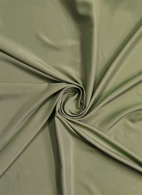 Buy Green Crepe Fabric Faux Crepe Blended Solids Online Shopping