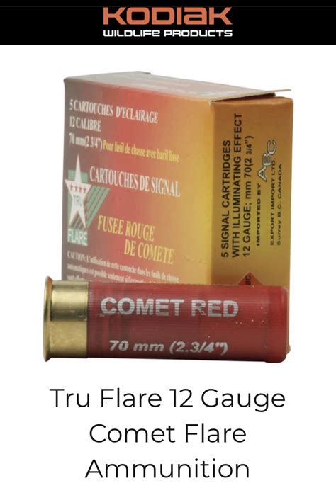 Was Browsing Around For Weird Ammo Found These 12g Flare Rounds