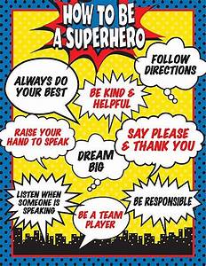 How To Be A Superhero Chart Artofit