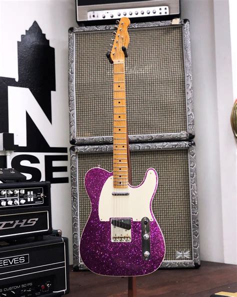 Purple Sparkle Fender Custom Shop Limited Edition Telecaster At Austin