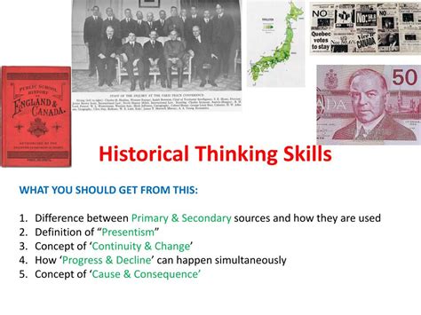 Ppt Historical Thinking Skills Powerpoint Presentation Free Download