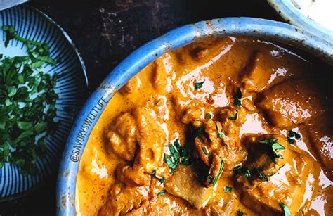 Serve butter chicken recipe with butter naan and smoked dal makhani dhaba style recipe and pickled onions and boondi raita recipe spiced with black salt for a delicious punjabi style dinner. Indian Instant Pot Butter Chicken - Impress Yourself with this Easy Recipe | Savory Sweet Life