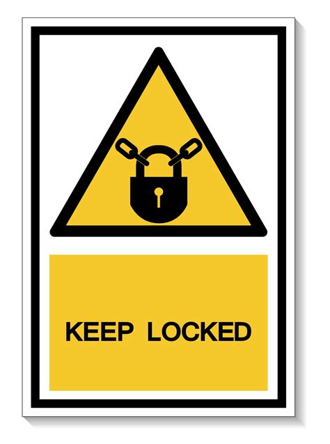 Keep Locked Symbol Sign 2306740 Vector Art At Vecteezy