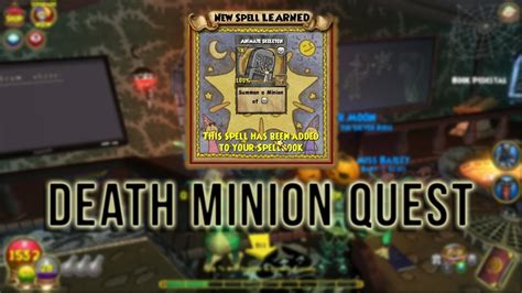 Wizard101 Death Minion Quest Animate Level 28 Youtube