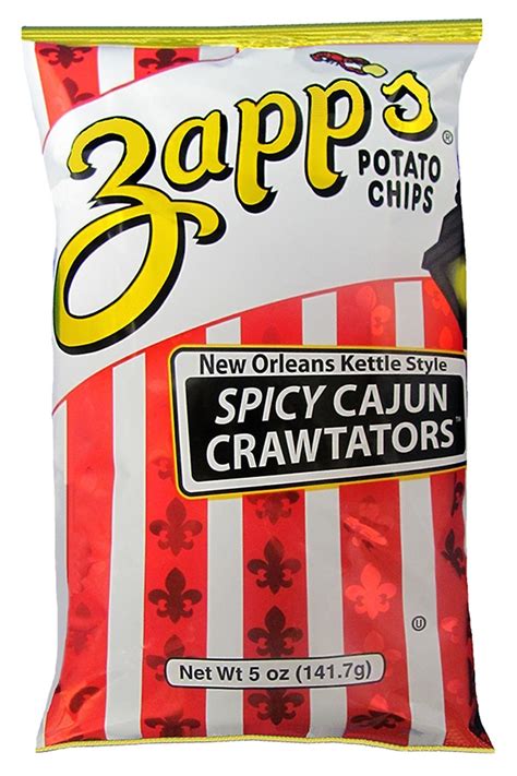 Buy Zapps Kettle Style Potato Chips Cajun Crawtator Flavor 5 Oz