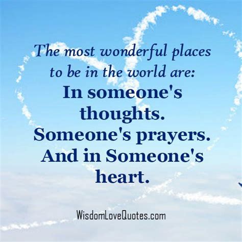 Being In Someones Heart Wisdom Love Quotes