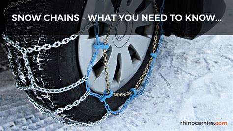 Snow Chains What Are Snow Chains A Guide About Snow Chains
