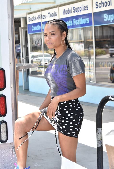Pregnant christina milian and nicole williams at her beignet box cafe grand opening in studio city 0. Christina Milian at a Beignet Box Mobile Unit in Studio ...