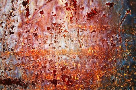 Surface Of Rusty Steel Sheet Stock Photo Colourbox