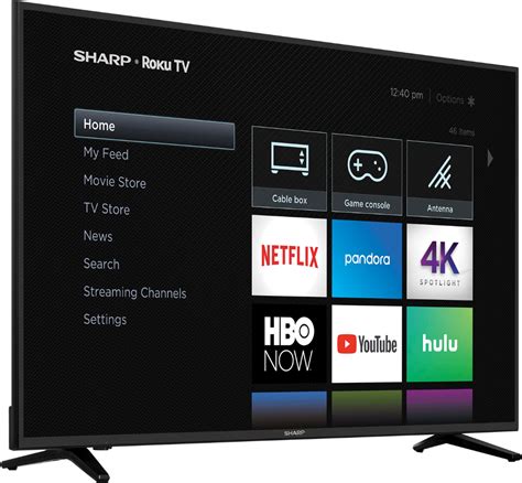 Best Buy Sharp 60 Class Led 2160p Smart 4k Uhd Tv With Hdr Roku Tv Lc