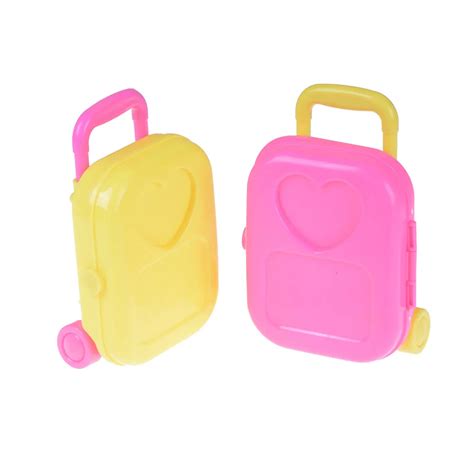 Fashion Plastic Furniture 3d Travel Train Suitcase Luggage Kids Toys