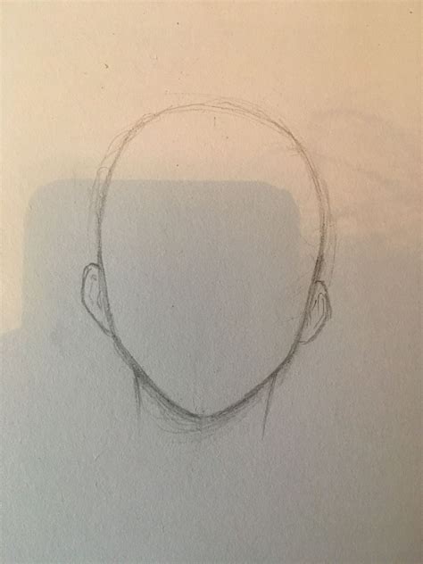 Basic Front Anime Head Shape For Anatomy Anime Drawings Sketches