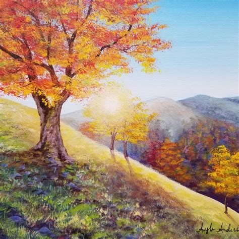 Pin By Kristie Smith On Art Landscape Paintings Acrylic Autumn