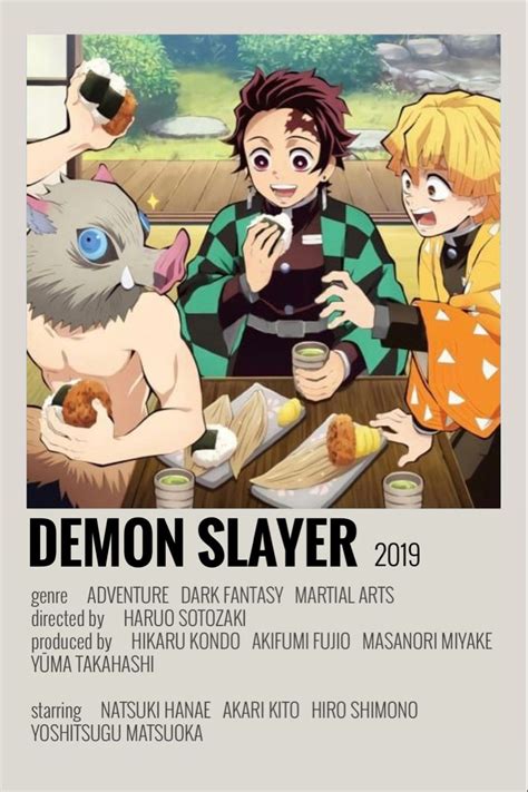 Demon Slayer Poster By Emily In 2021 Anime Films Anime Canvas Anime