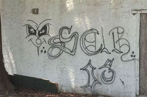 Police Gang Graffiti Found On Side Of Mb Buildings