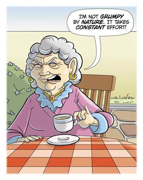 Hahaha Cartoon Grandma Old Lady Humor Grumpy Old Women Zelda