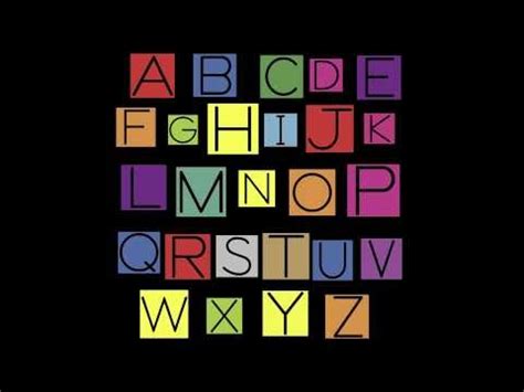 Move your body to the letters, that's what you. Sing a New Song: YouTube in the Classroom: Alphabet Songs