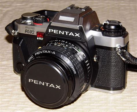 Vintage Pentax Program Plus 35mm Slr Camera Made In Japan Circa 1984