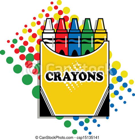Eps Vector Of Box Of Crayons Csp15135141 Search Clip Art