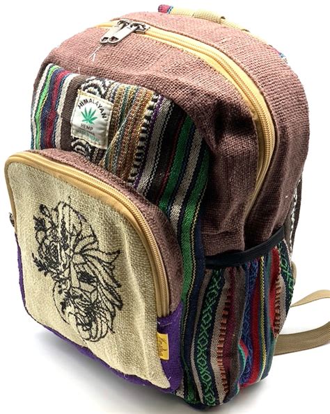 Unique Himalaya 100 Hemp Backpack Small Backpack Hippie Etsy