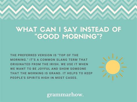 12 Different Ways To Say Good Morning TrendRadars