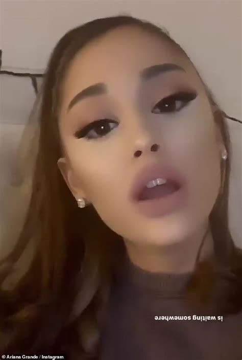 Ariana Grande Sings On Social Media Following The Announcement That