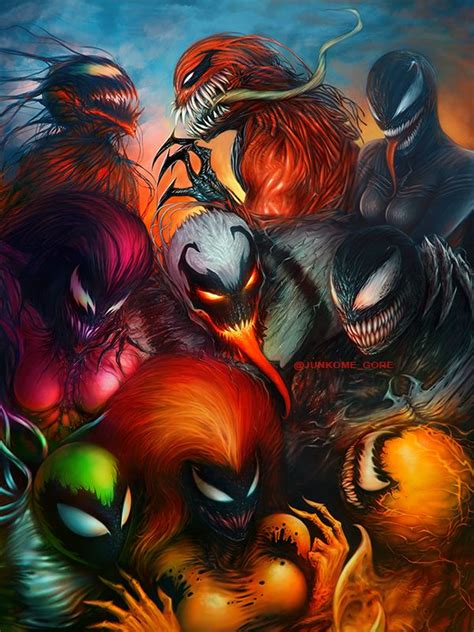 Symbiotes By Junkome On Deviantart Venom Comics Venom Spiderman